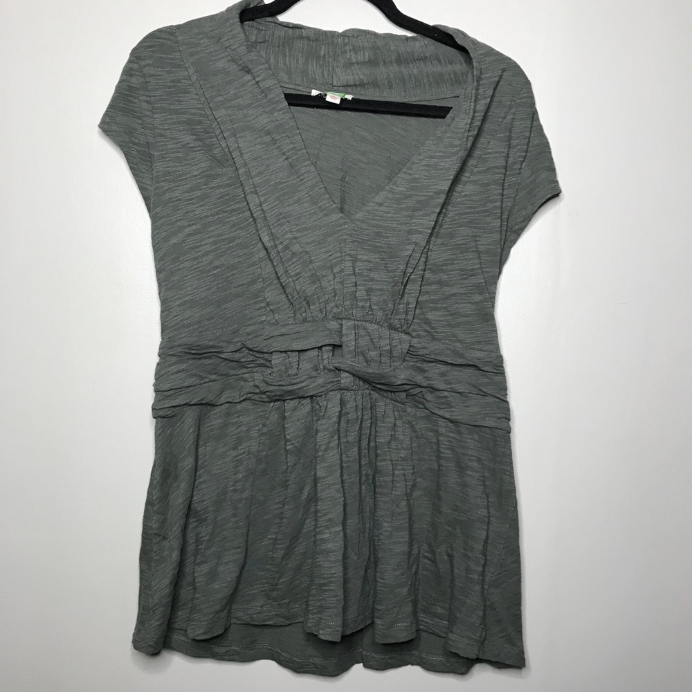 Ett Twa Anthropologie Army Green Top | L